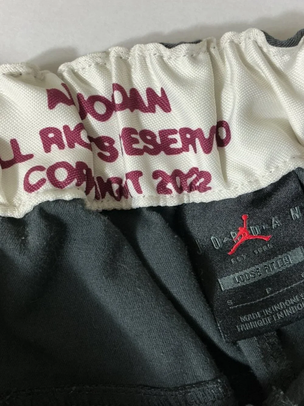 Air Jordan Flight 2022 Men's Heritage Woven Loose Fit Pants Off Noir S
